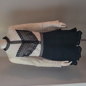 Gianni Bini Womans Dress Sz. S Liv Up All Night Lace Tiered